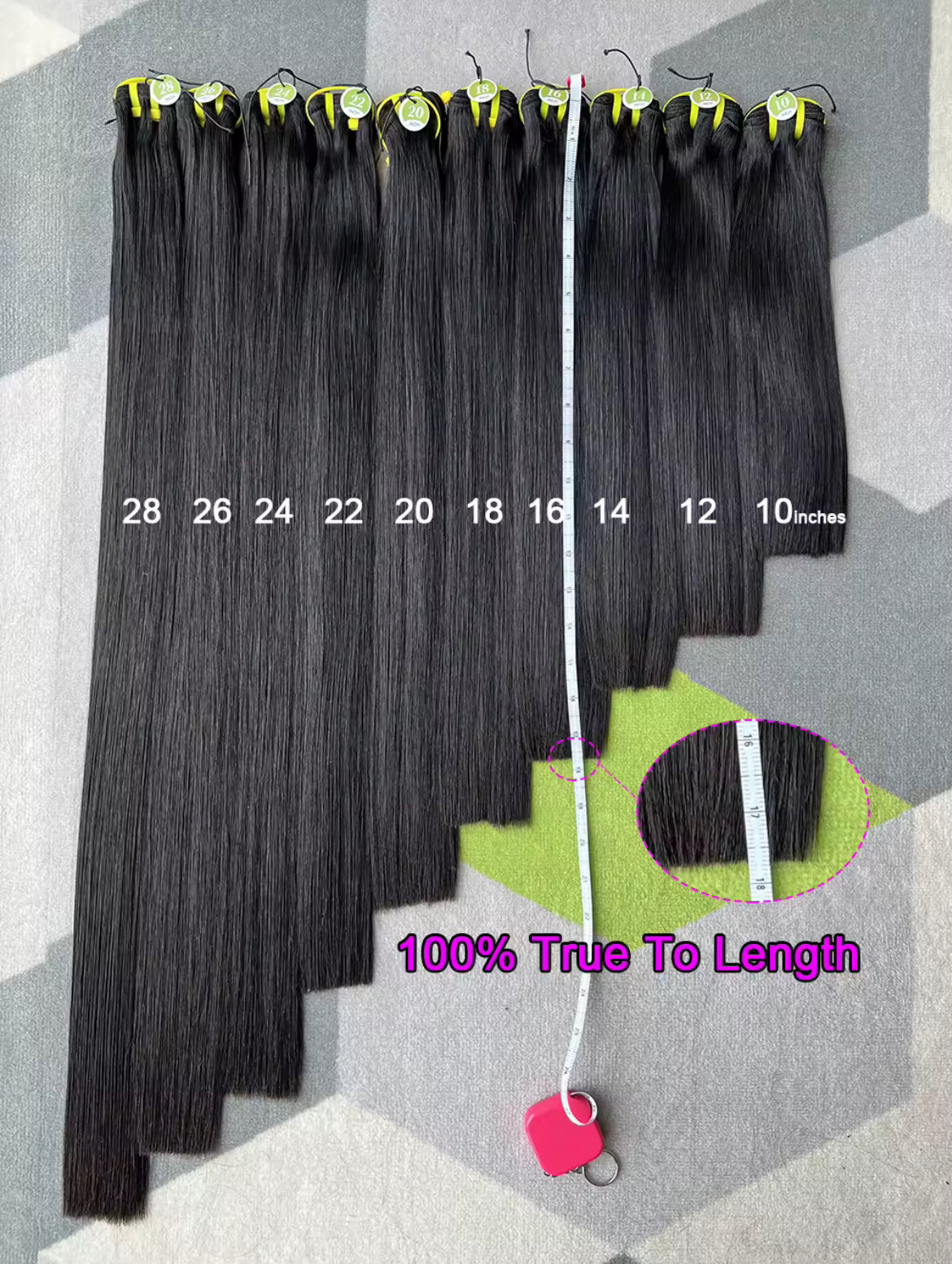 12A Virgin Straight Bundles – Double Drawn, 100% Cuticle-Aligned Human Hair | Baddie Beauty Boutique