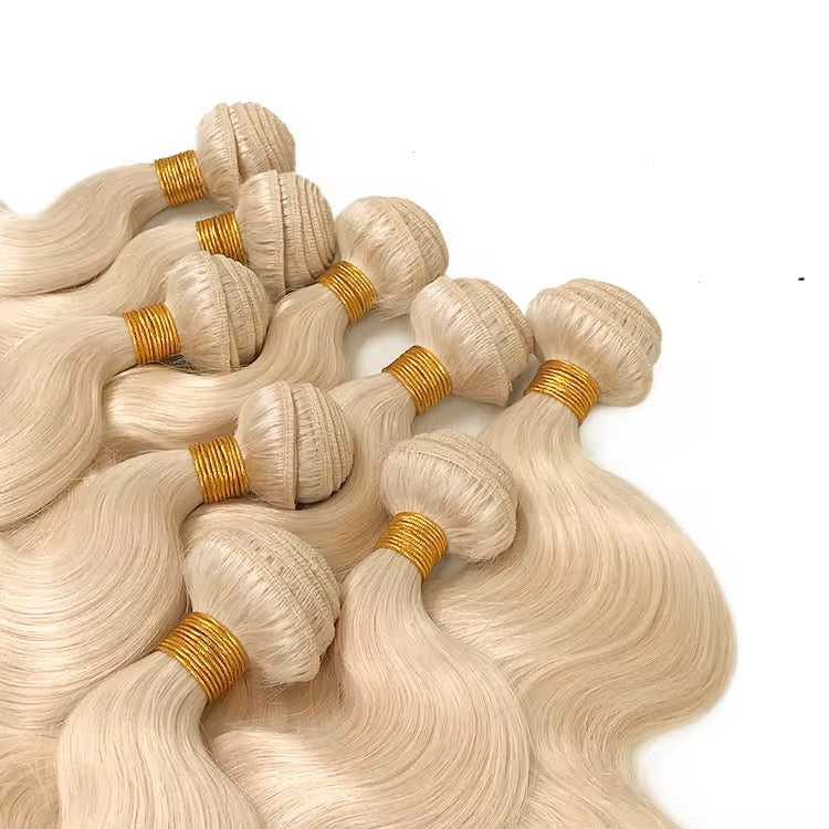 Baddie Beauty Boutique – 15A Double Drawn Body Wave Blonde Raw Vietnamese Virgin Hair Bundles