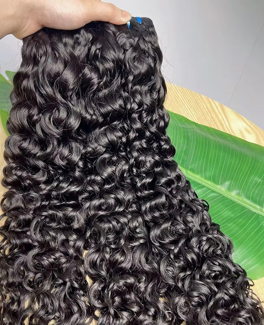 Baddie Beauty Boutique – 15A Double Drawn Water Wave Raw Vietnamese Virgin Hair Bundles