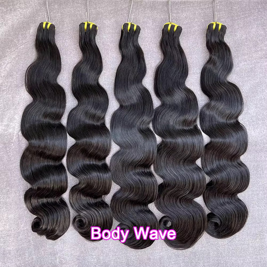 12A Virgin Body Wave Bundles – Double Drawn, 100% Cuticle-Aligned Human Hair | Baddie Beauty Boutique