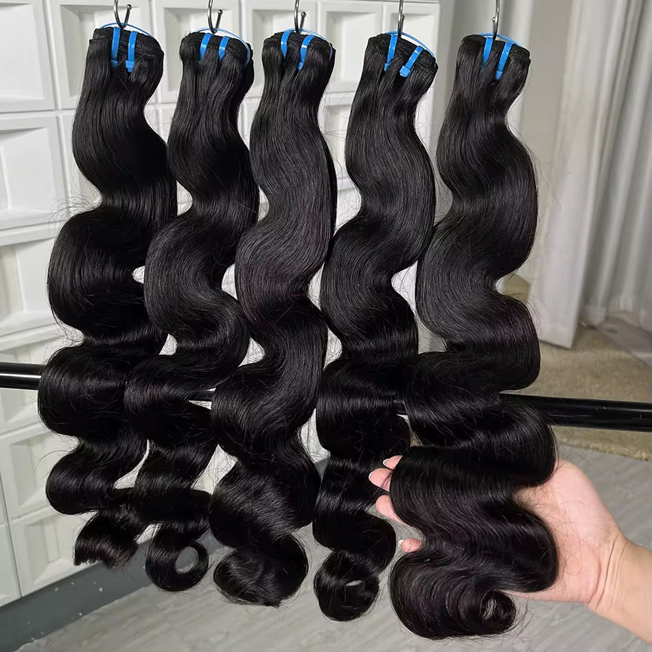 Baddie Beauty Boutique Double Drawn Body Wave Vietnamese Virgin Human Hair – 15A Grade