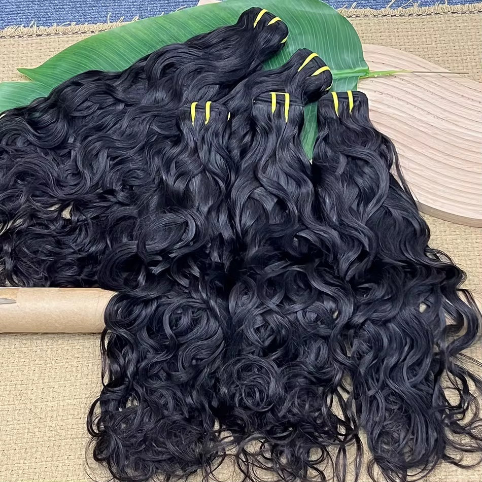 12A Indian Natural Wave Bundles – 100% Raw Virgin, Unprocessed & Cuticle-Aligned Human Hair Weave | Baddie Beauty Boutique