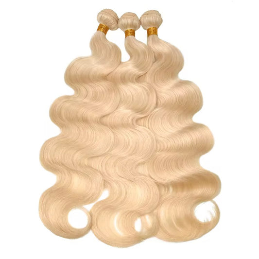 Baddie Beauty Boutique – 15A Double Drawn Body Wave Blonde Raw Vietnamese Virgin Hair Bundles