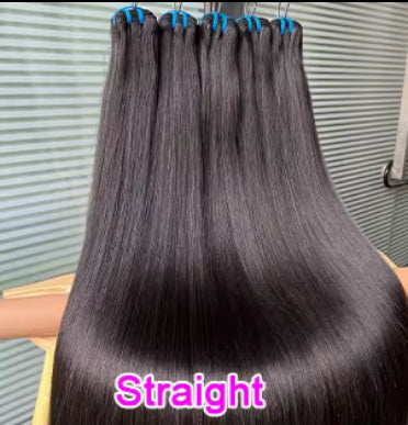 Baddie Beauty Boutique – 15A Double Drawn Bone Straight Raw Vietnamese Virgin Hair Bundles